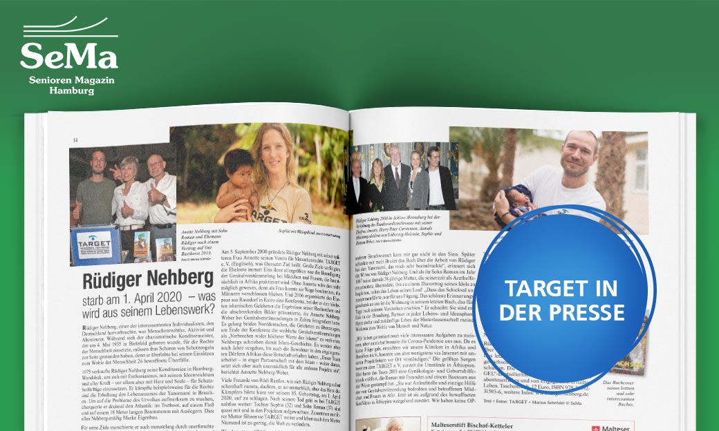 Artikelausschnitt des Seniorenmagazins Hamburg